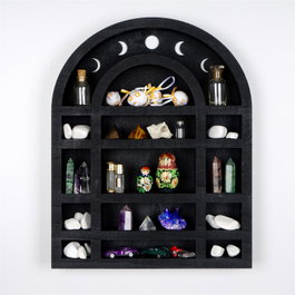 Wallity MEH140 Accesorio decorativo de pared de madera Negro